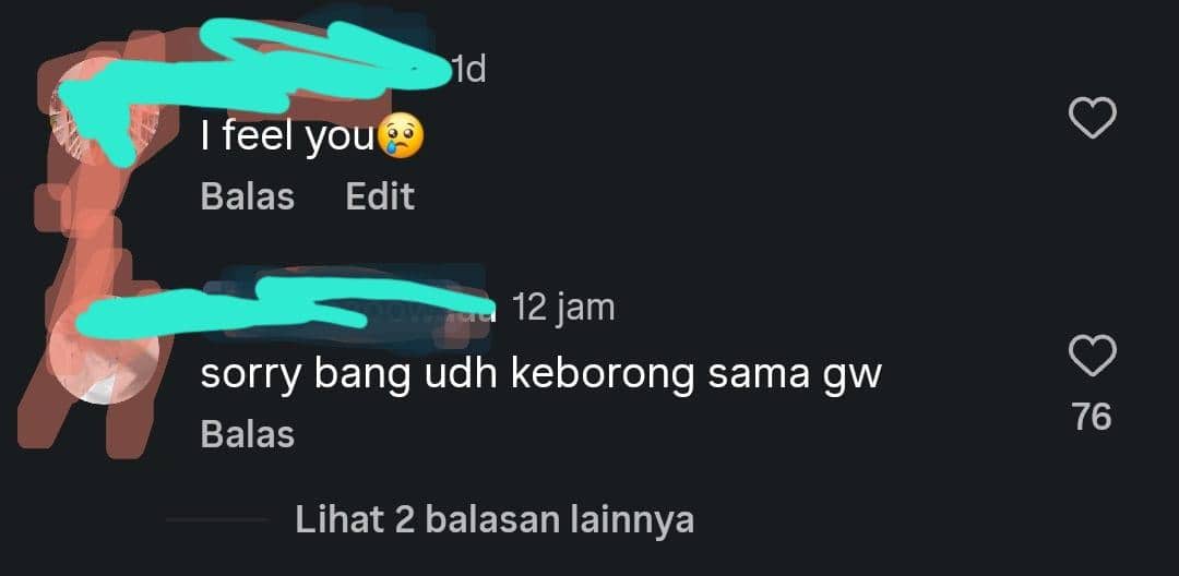 tangkapan layar fitur edit komentar di Instagram