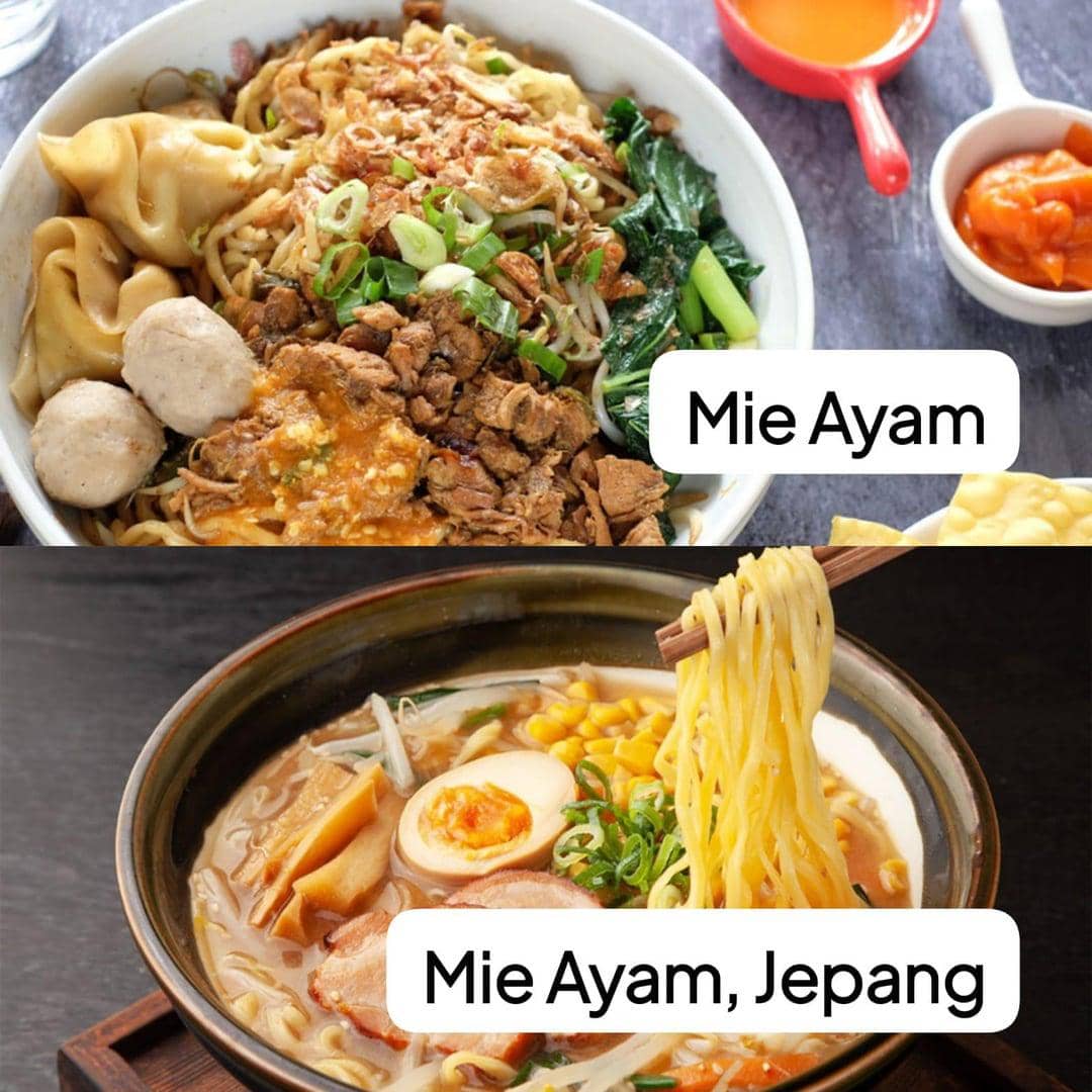 meme kecintaan sama mie ayam