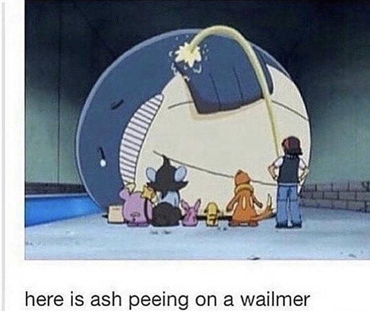 meme anime tentang buang air kecil