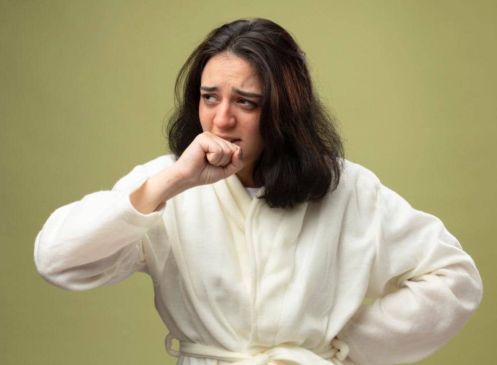 Orang yang habis muntah