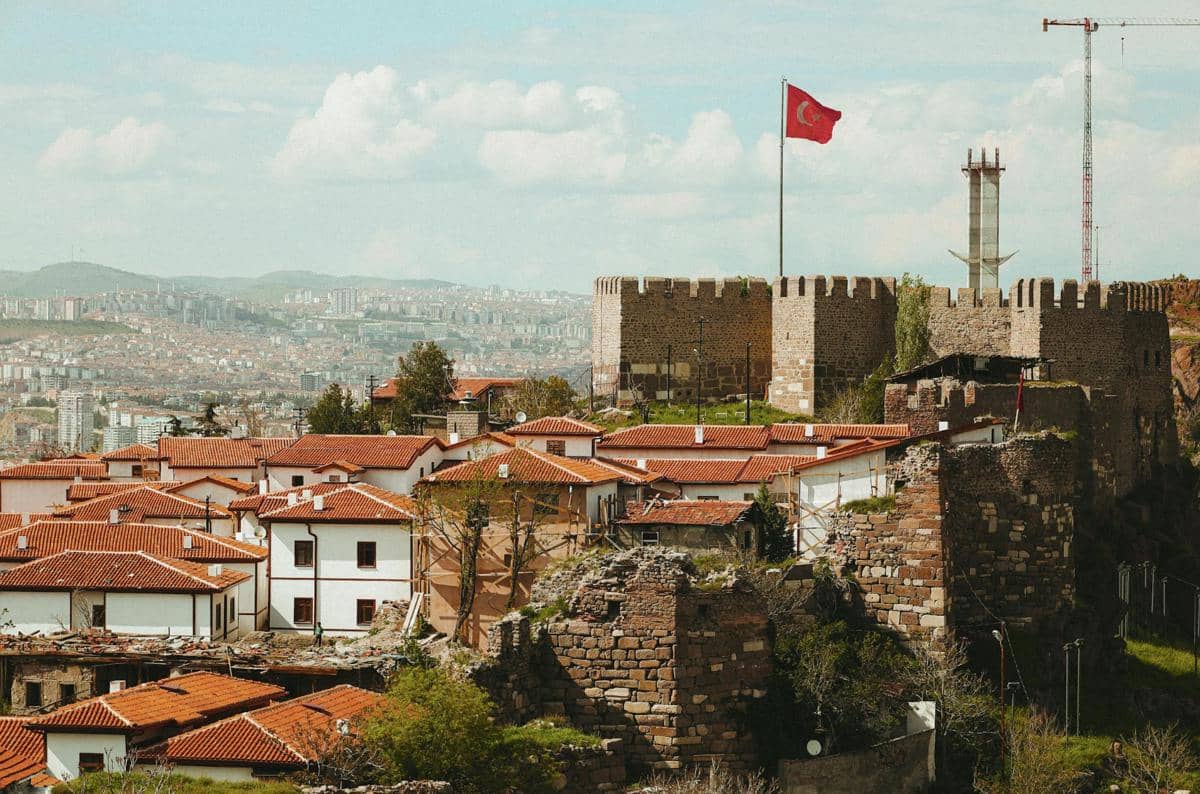 pemandangan Ankara Castle