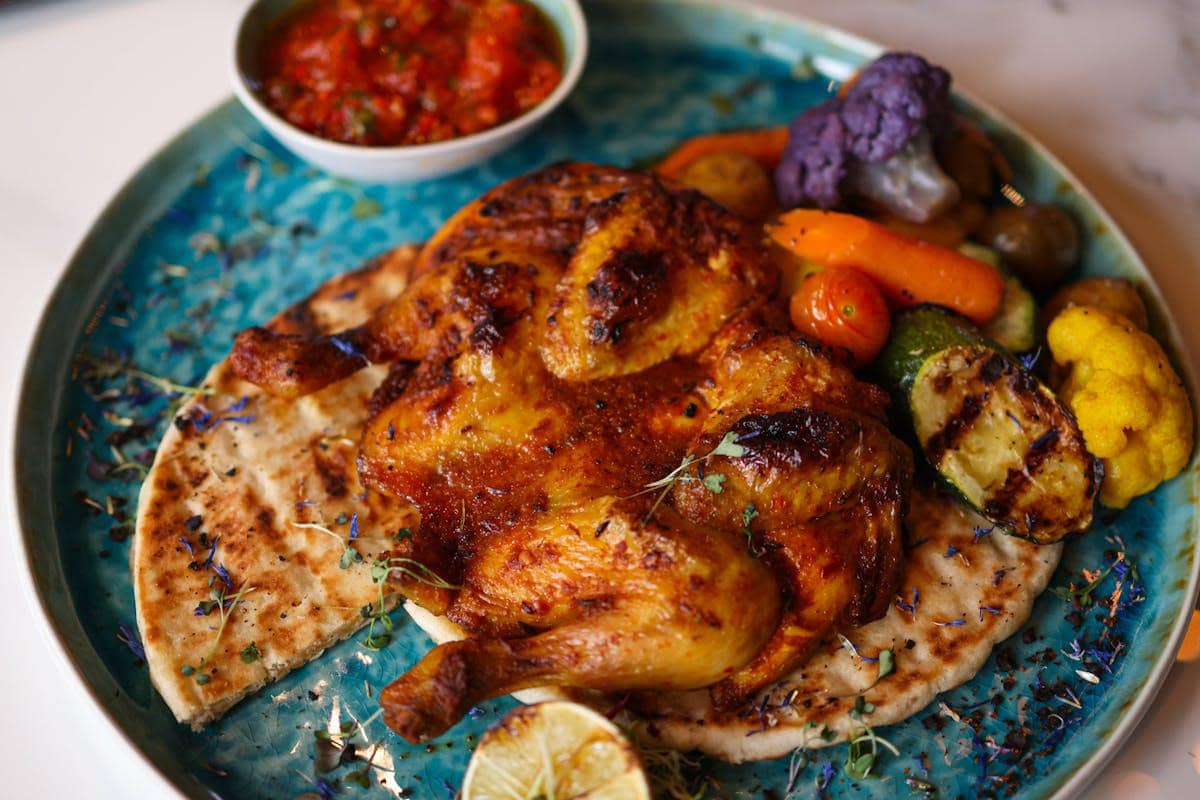 Ilustrasi ayam bakar