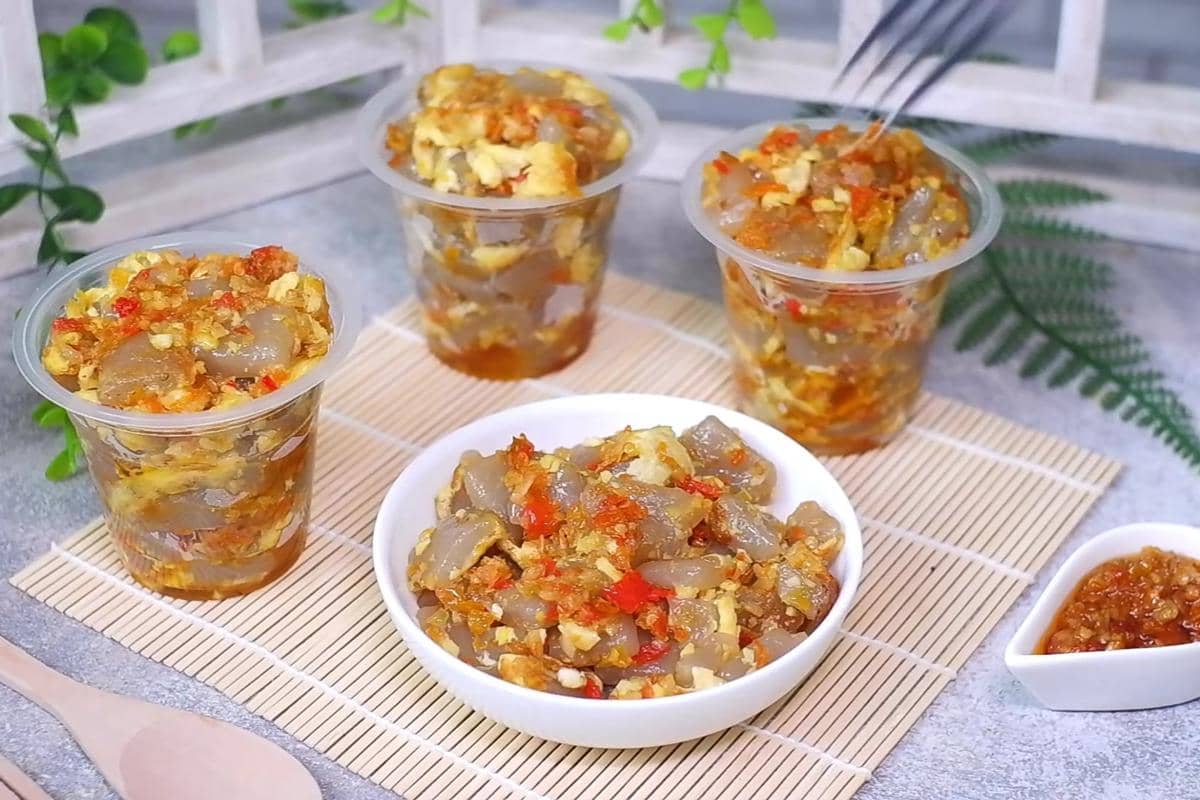 Resep Cimin Telur Pedas yang Kenyalnya Pas, Bikin Ngunyah Terus!