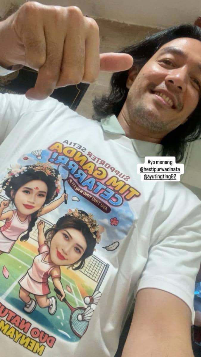 Suporter Hesti dan Ayu Ting Ting di Sportstive (instagram.com/hestipurwadinata)