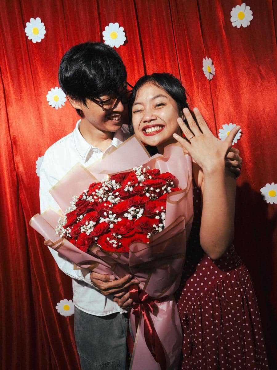 Aulion Melamar Kekasih, Gemetar saat Berikan Cincin