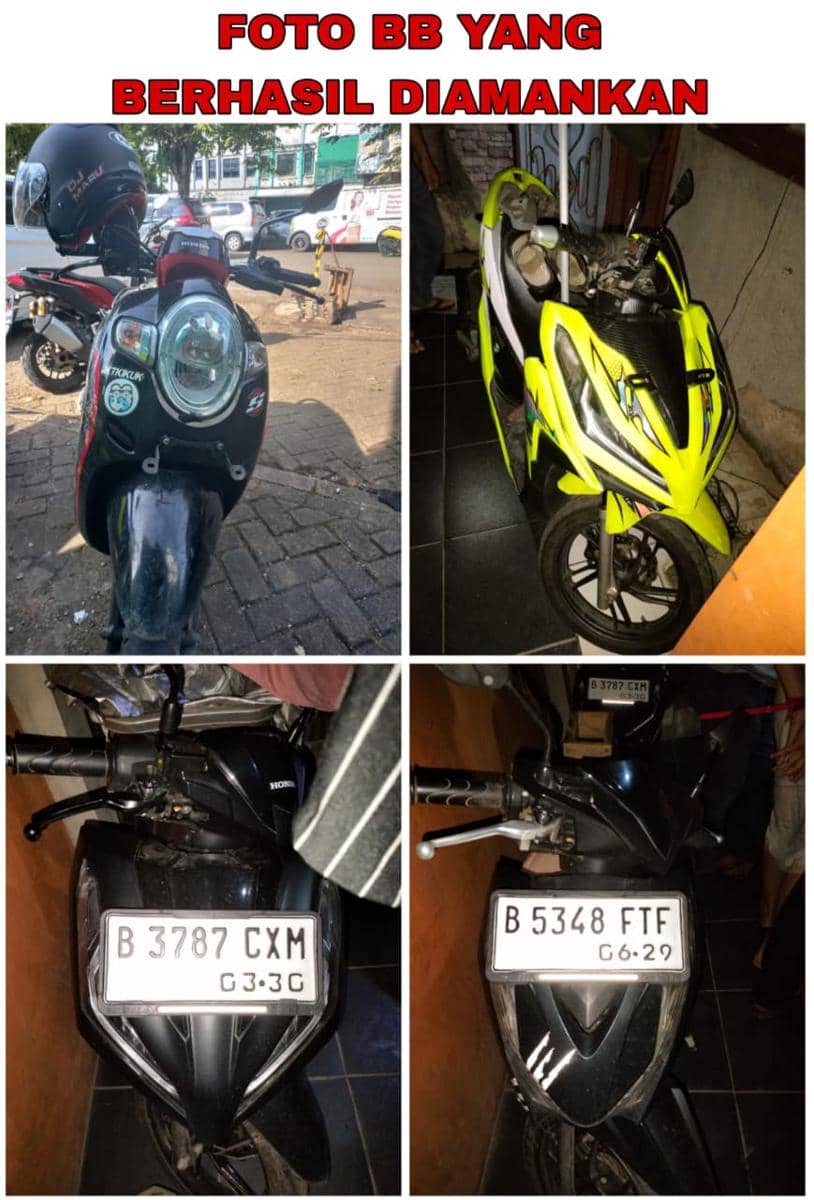 Maling motor di Tangerang ditangkap Polisi