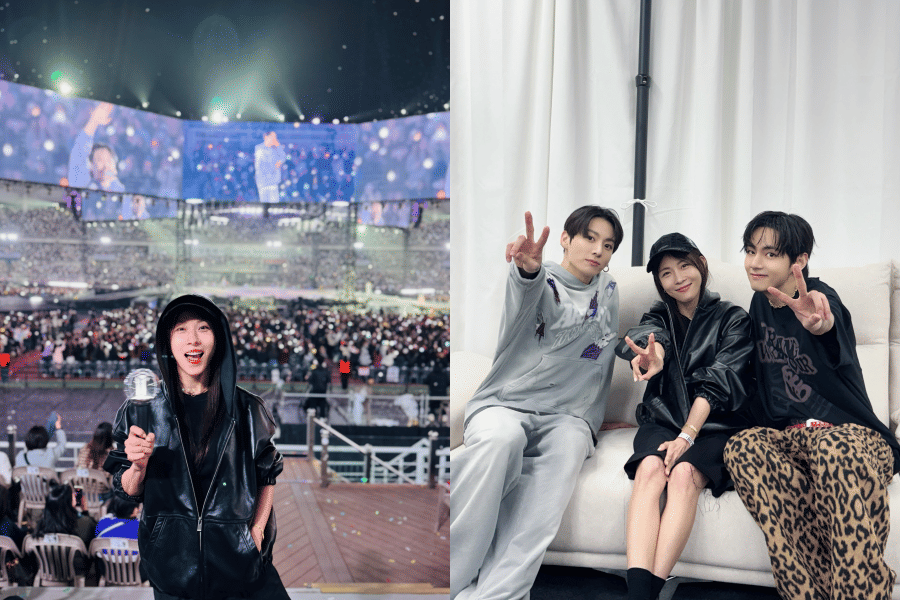 Ha Ji Won di konser ARIRANG BTS (instagram.com/hajiwon1023)