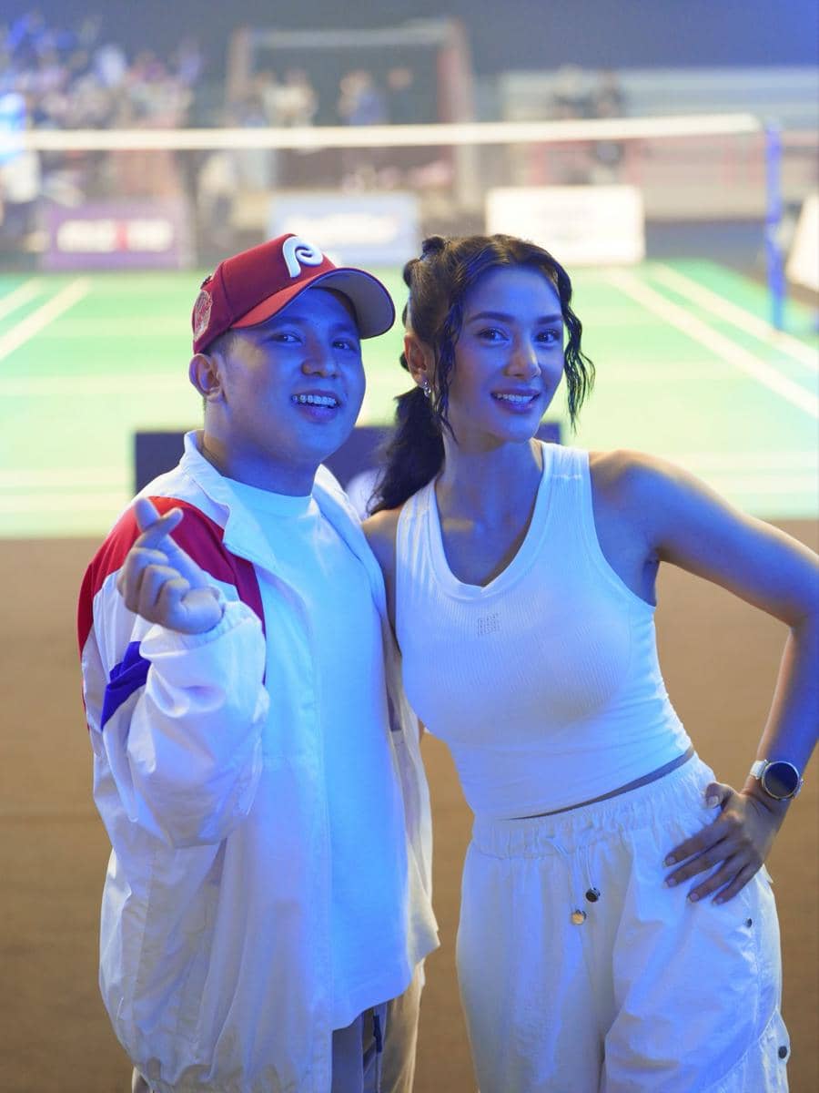 gaya seleb di Sportstive All Stars On Court 