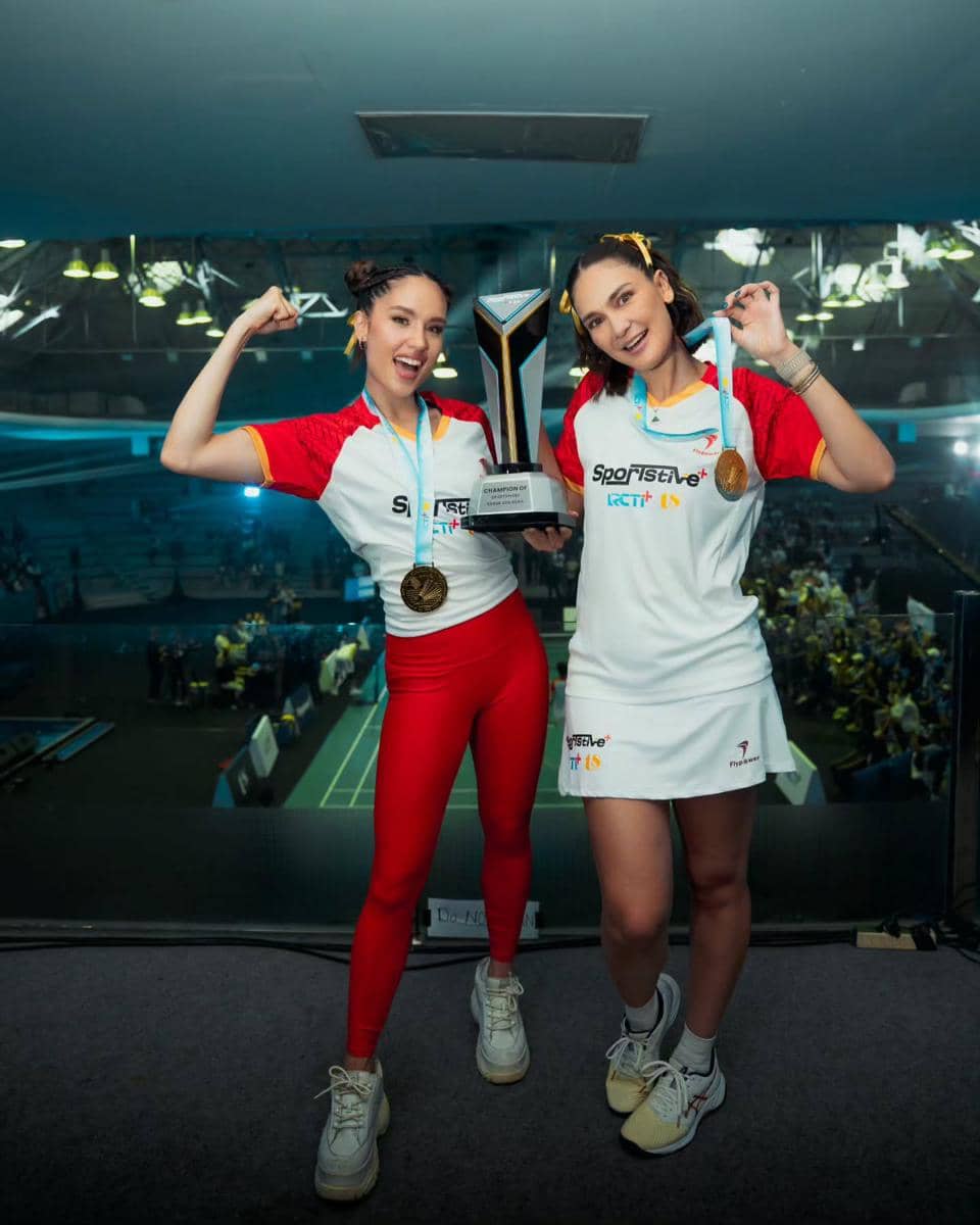 gaya seleb di Sportstive All Stars On Court 