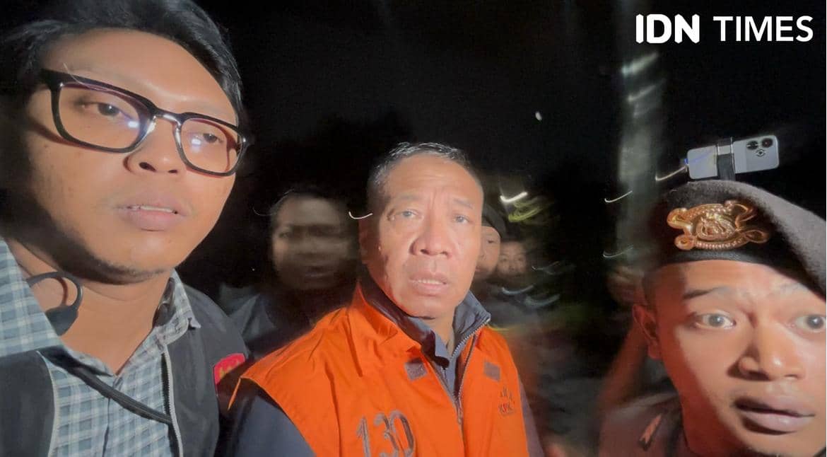 Momen Bupati Tulungagung Minta Maaf Usai Kena OTT KPK