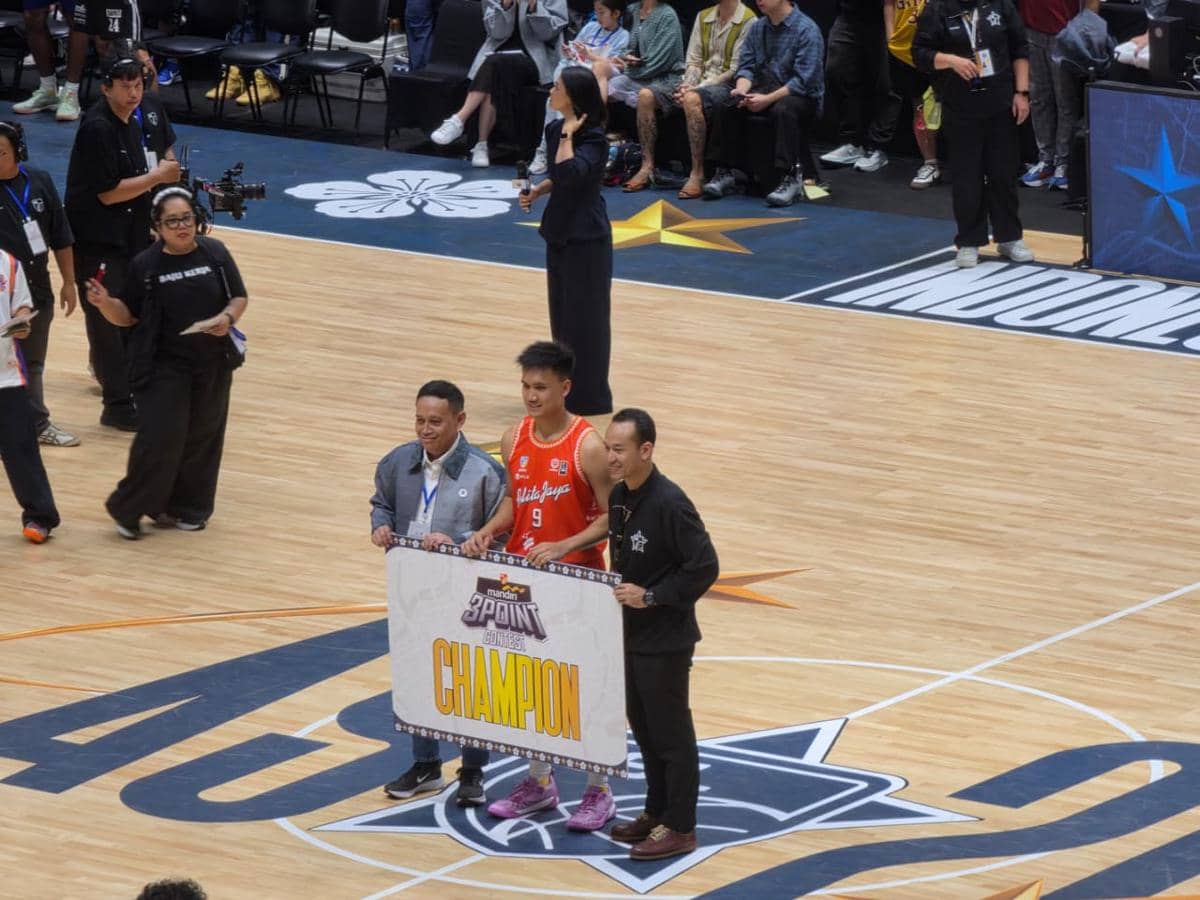 Suasana laga IBL All Star 2026 di Bandung