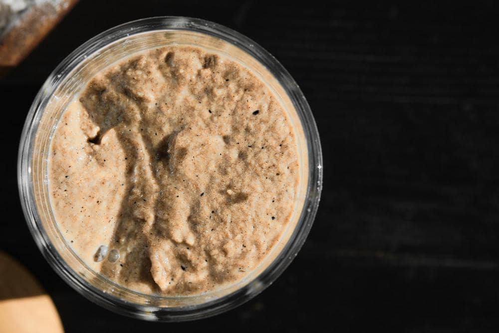 ilustrasi starter sourdough