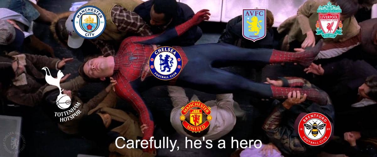 meme Manchester City ngalahin Chelsea