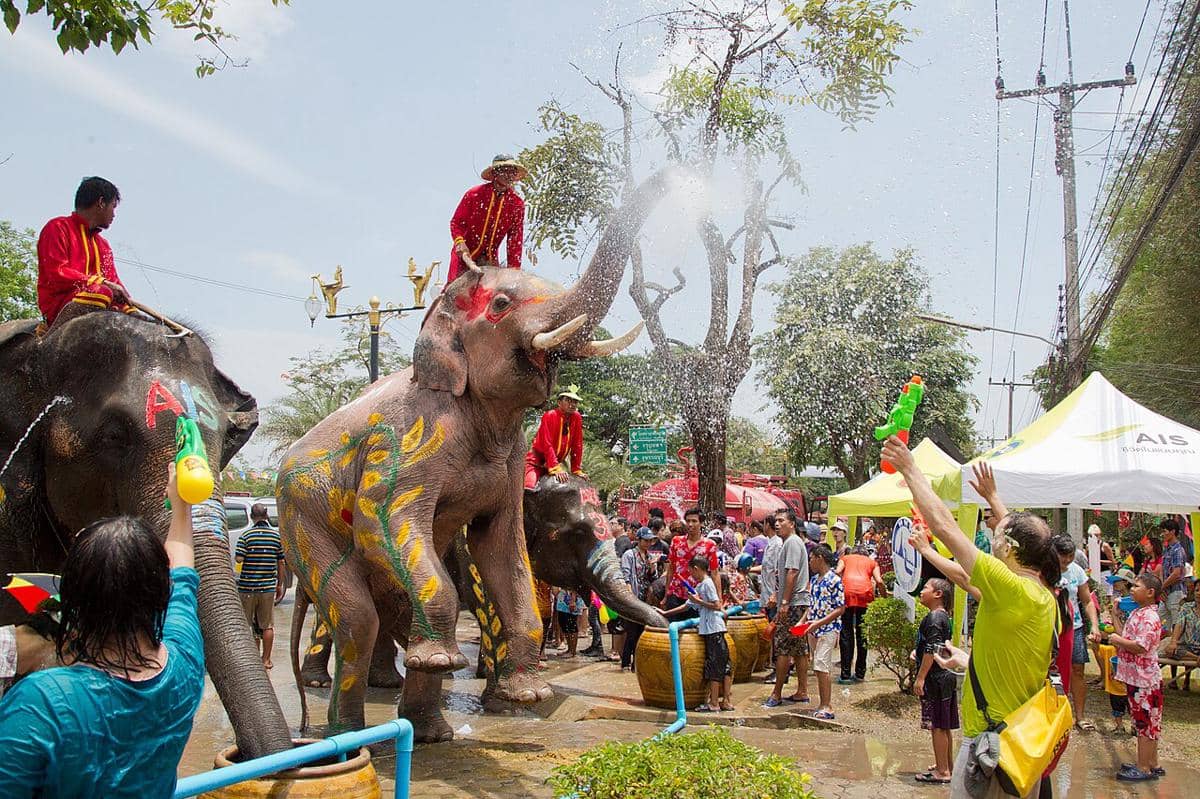 Songkran di Ayutthaya