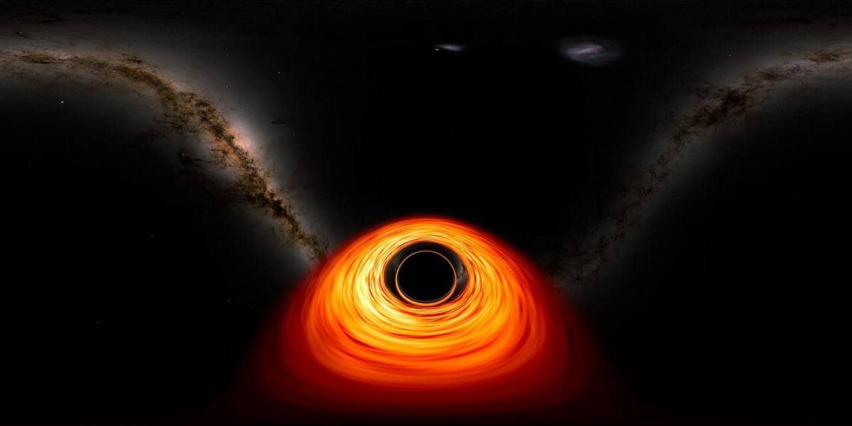 ilustrasi black hole