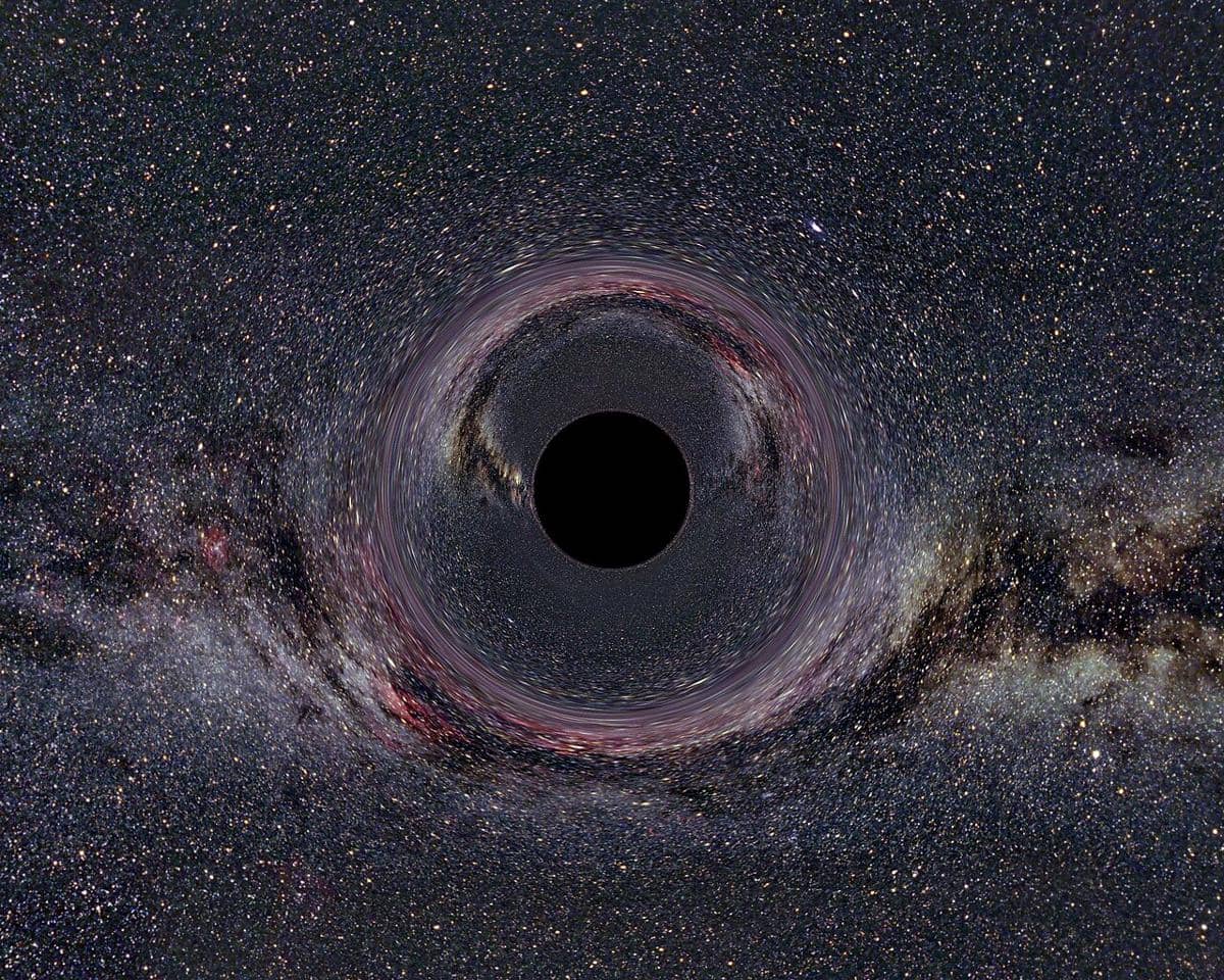 ilustrasi black hole