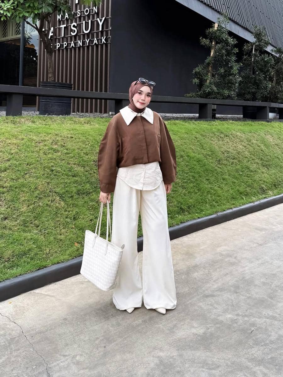 OOTD Nuansa Cokelat ala Deya Aletha