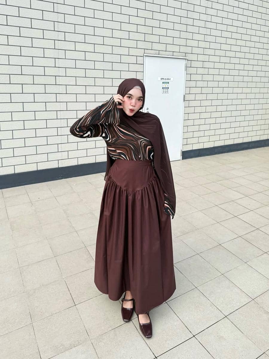OOTD Nuansa Cokelat ala Deya Aletha