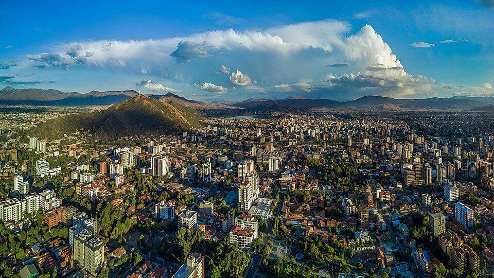 Kota Cochabamba di Bolivia