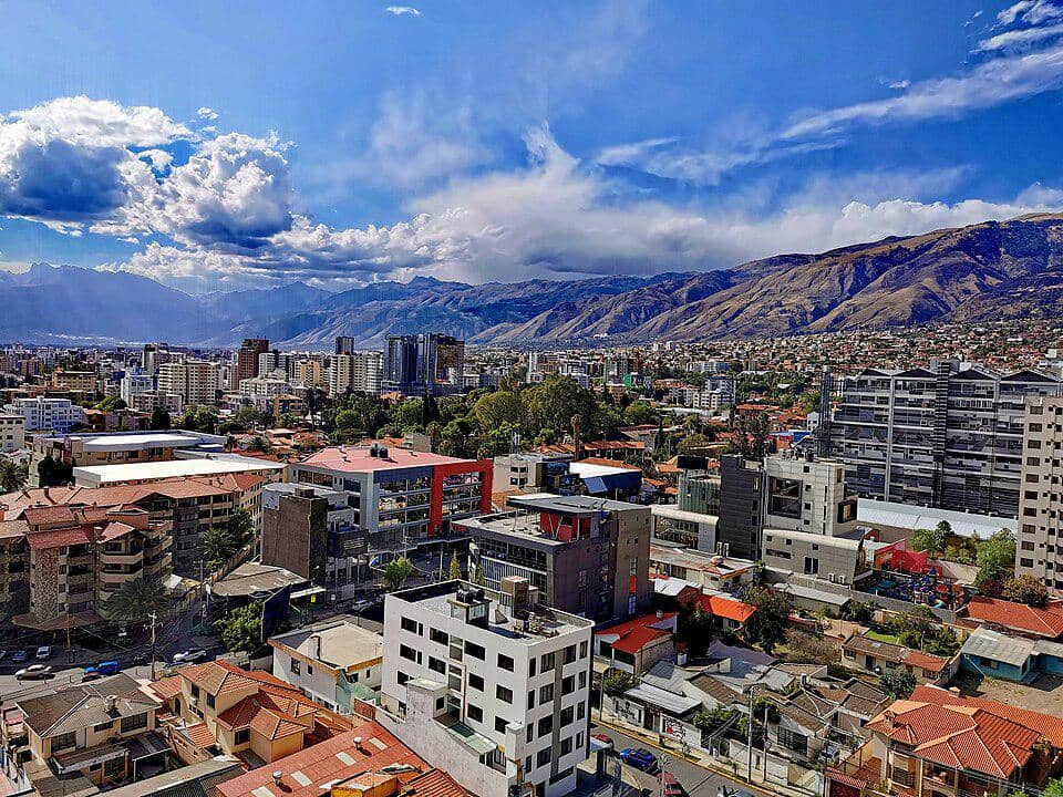 Kota Cochabamba di Bolivia
