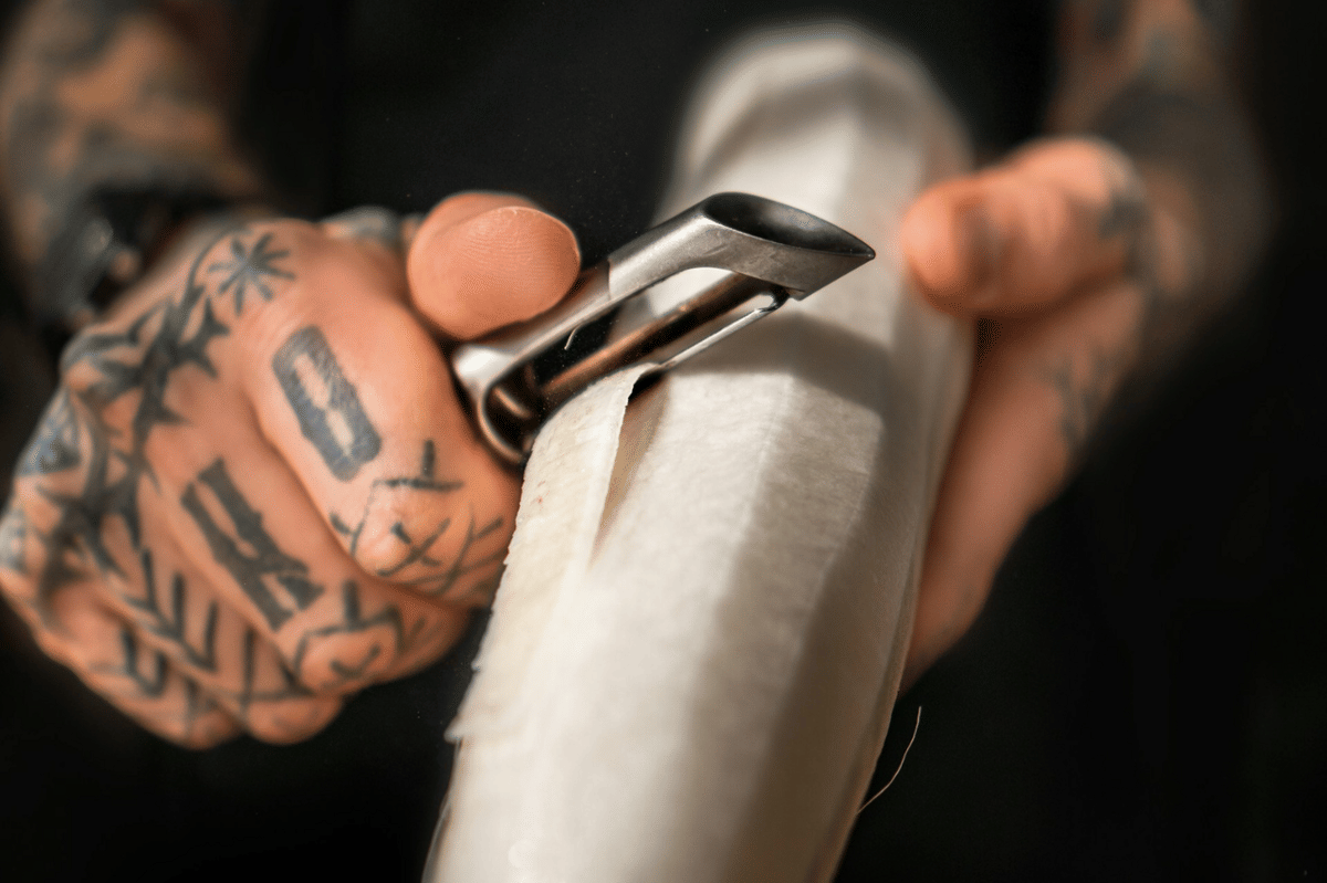 ilustrasi mengolah lobak