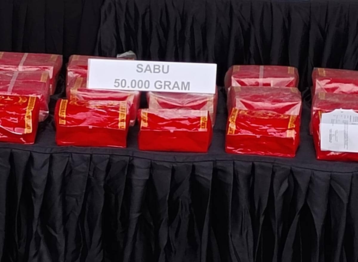 Polisi Sita 50 Kilogram Sabu dari Thailand, Masuk Lewat Tempat Wisata