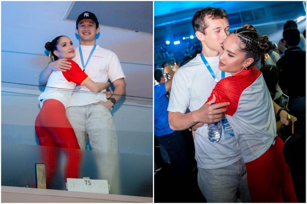 9 Potret Arya Vasco Dampingi Cinta Laura dalam Turnamen Badminton