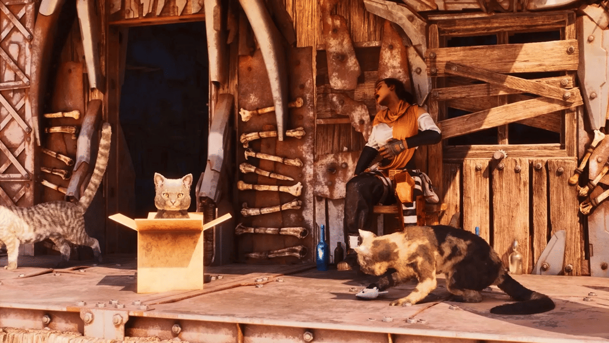 kucing dalam game ARK: Survival Ascended 