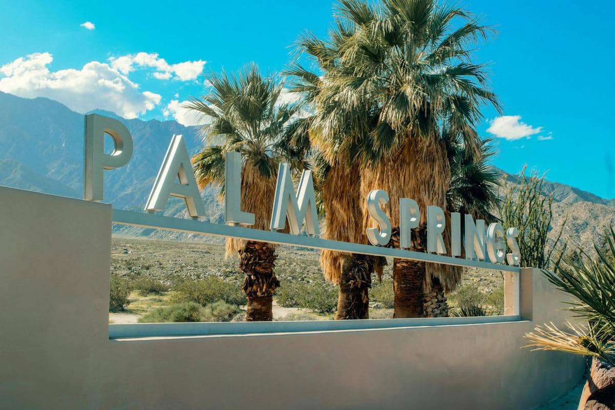 ilustrasi Palm Springs di Las Vegas