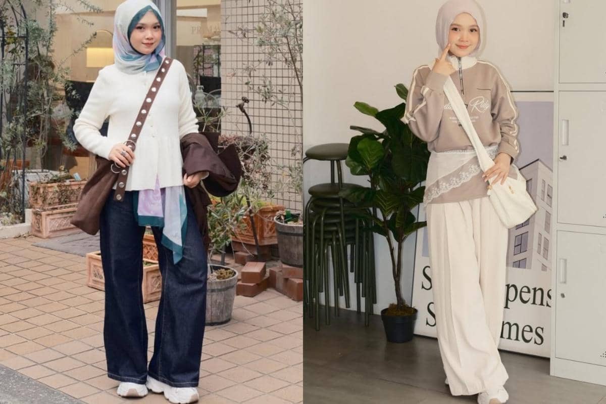 7 Mix and Match Sneakers ala Adhiva Amalia, Look-nya Comfy!