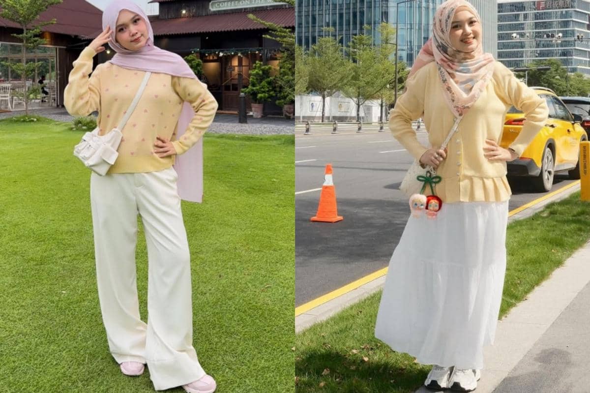 7 Ide Outfit Nuansa Kuning ala Adhiva Amalia, Fresh dan Manis!