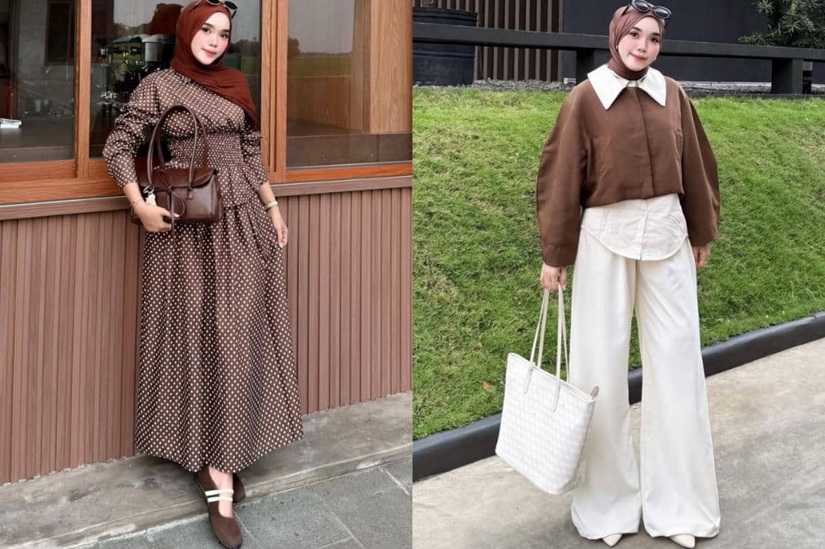7 Ide Outfit Nuansa Cokelat ala Deya Aletha, Klasik dan Kekinian!