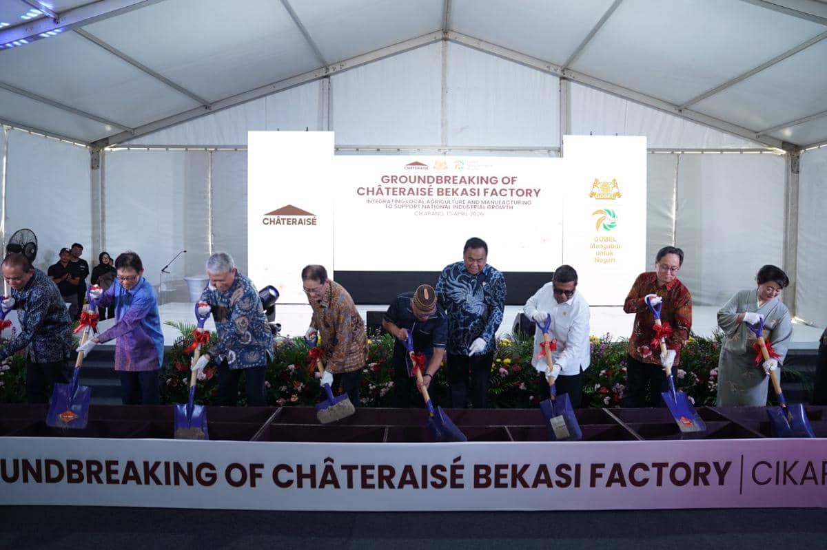 Groundbreaking Of Chateraise Bekasi Factory. 