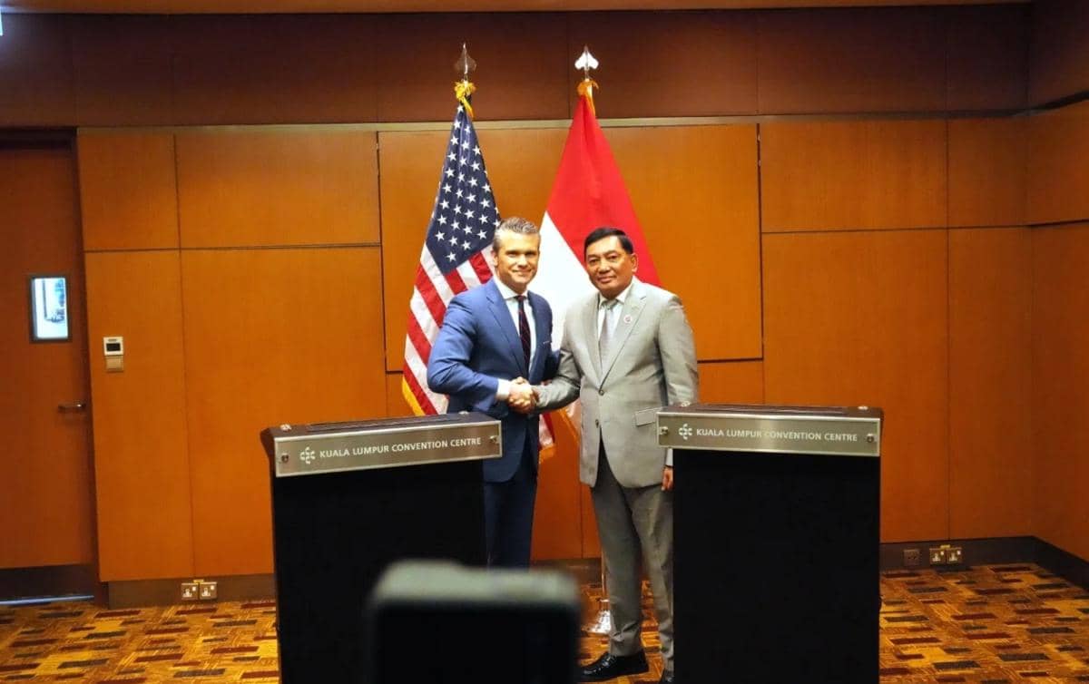 Sjafrie Dijadwalkan Temui Menteri Perang AS Hari Ini di Pentagon