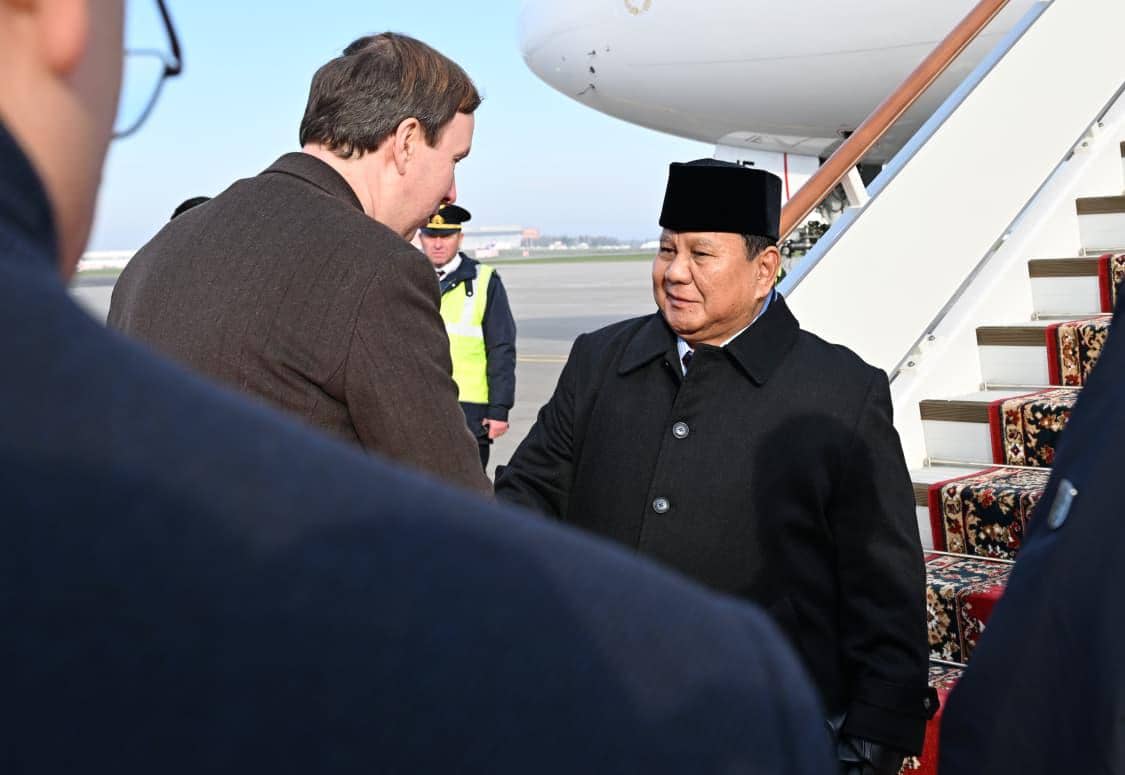 Prabowo TIba di Moskow, Bakal Bertemu Putin Bahas Kerja Sama Minyak