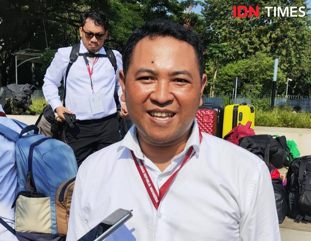 Suherlan Maulana (35), ASN Kementerian Sosial dari Kabupaten Sukabumi (IDN Times/Yosafat Diva Bayu Wisesa)