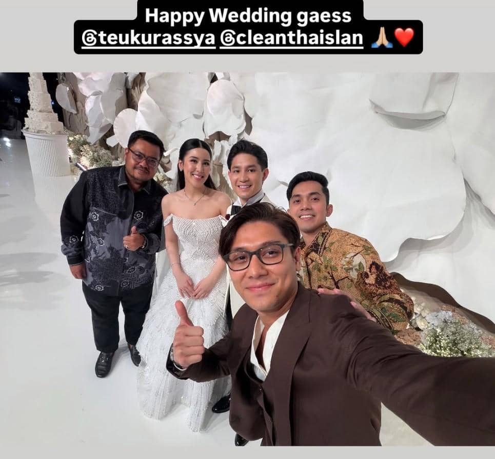 Tamu Artis di Pernikahan Teuku Rassya dan Cleantha Islan (instagram.com/rizkybillar)
