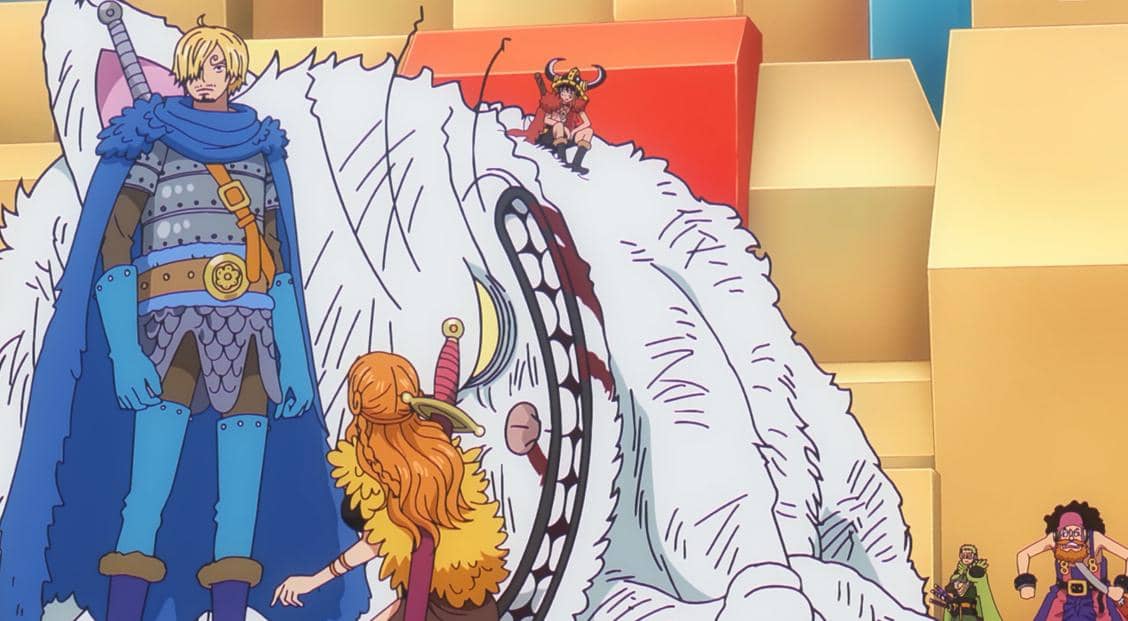 Kelompok Luffy berkumpul - One Piece