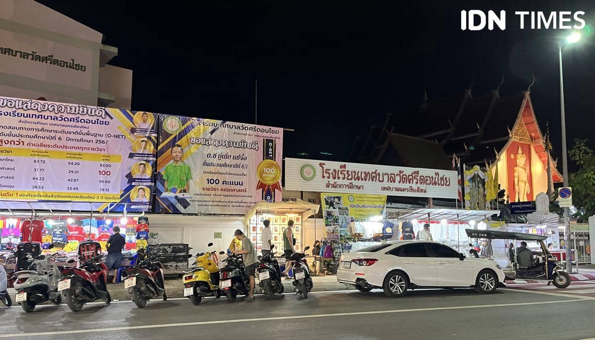 Potret suasana Kota Chiang Mai, Thailand  
