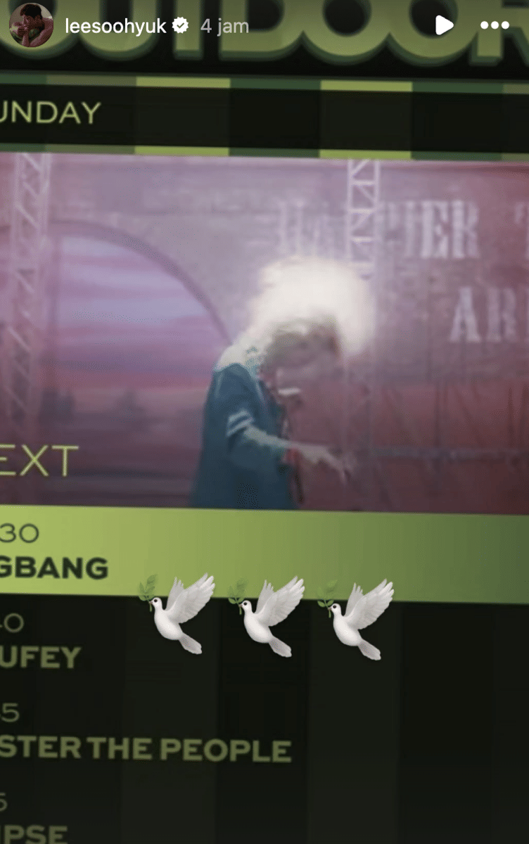 artis yang ikut nonton penampilan BIGBANG di Coachella