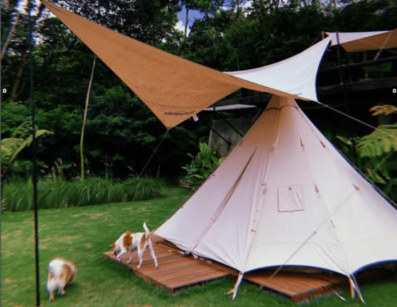 Potret glamping di Bali  