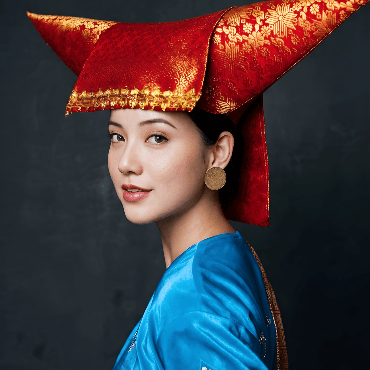 Ilustrasi baju adat Minangkabau