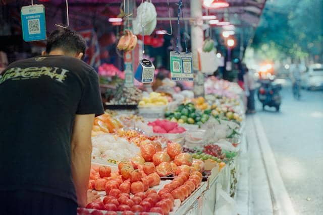 ilustrasi pedagang kaki lima