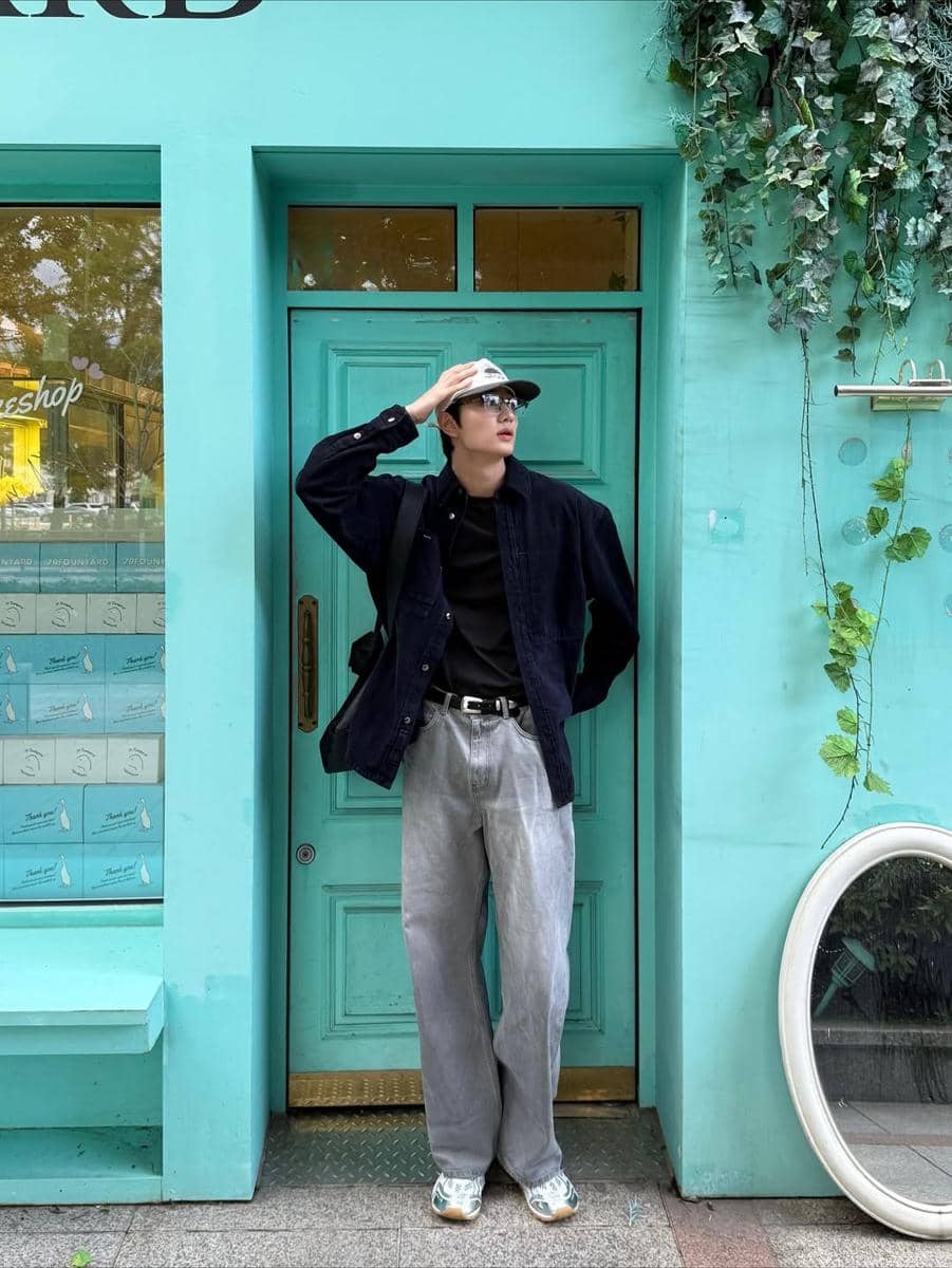 inspirasi mix and match ala Kim Jae Won