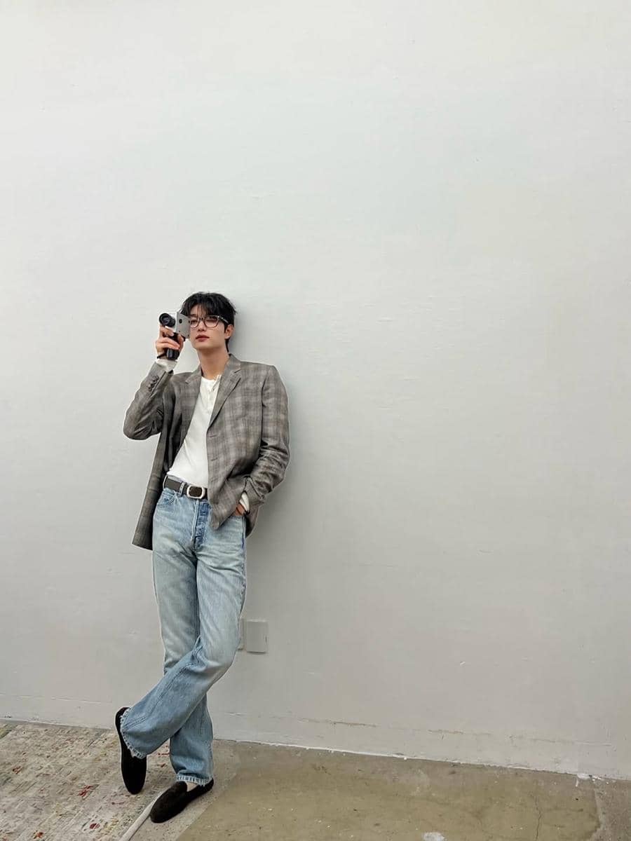 inspirasi style ala Kim Jae Won