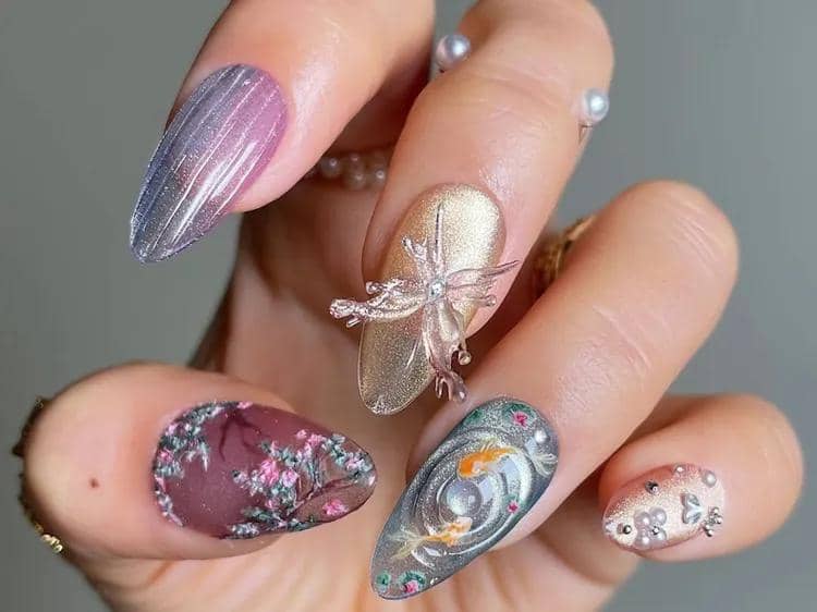 10 Ide Nail Art dengan Vibes Euphoria, Terinspirasi dari Karakter!