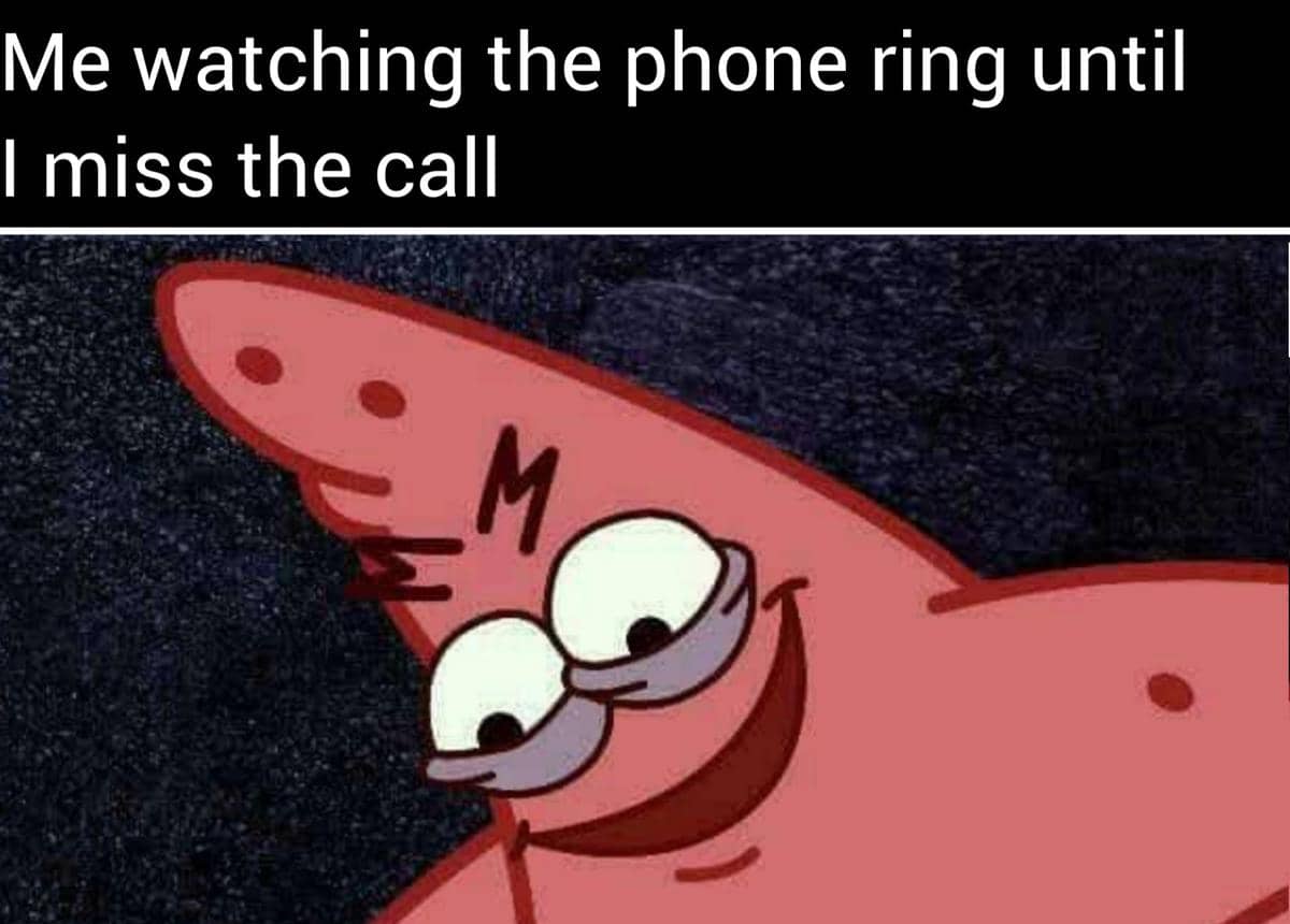 8 Meme Kartun tentang Panggilan Telepon, Sengaja Dicuekin?