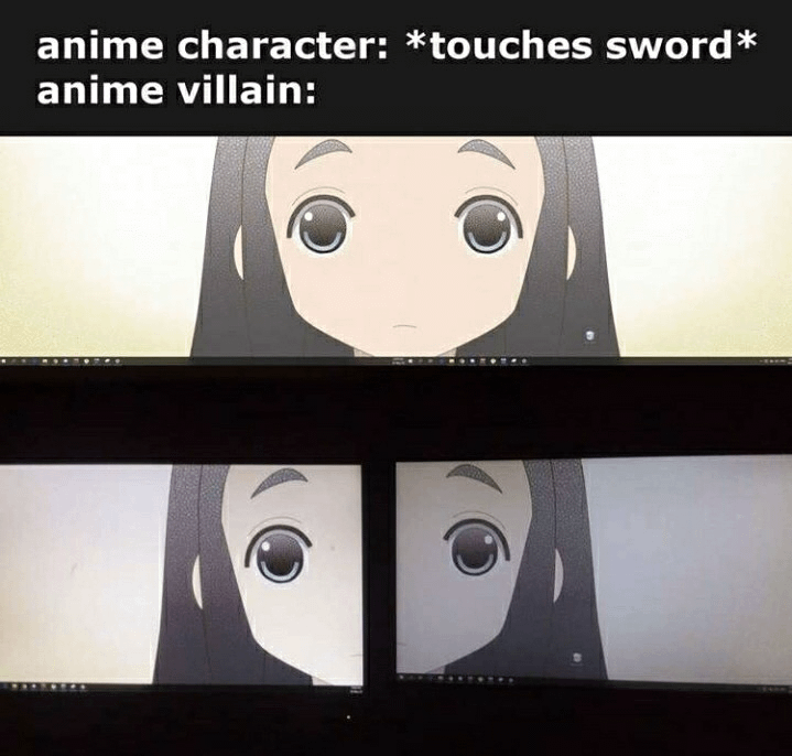 meme lika-liku menjadi penjahat di anime
