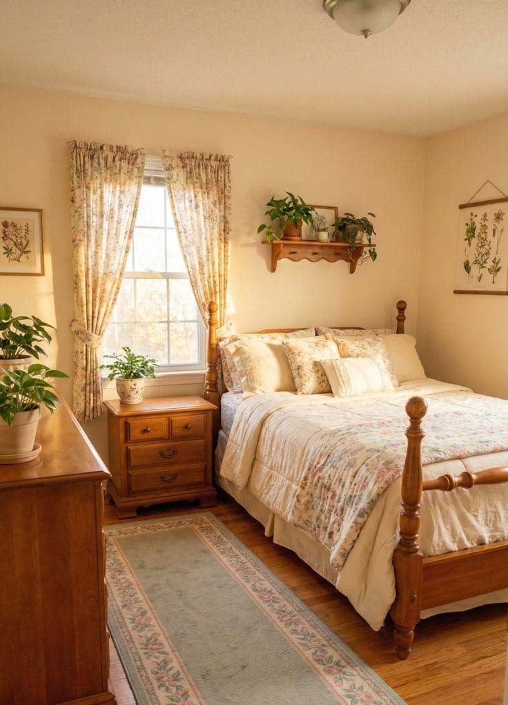 ide dekorasi kamar tidur feminin