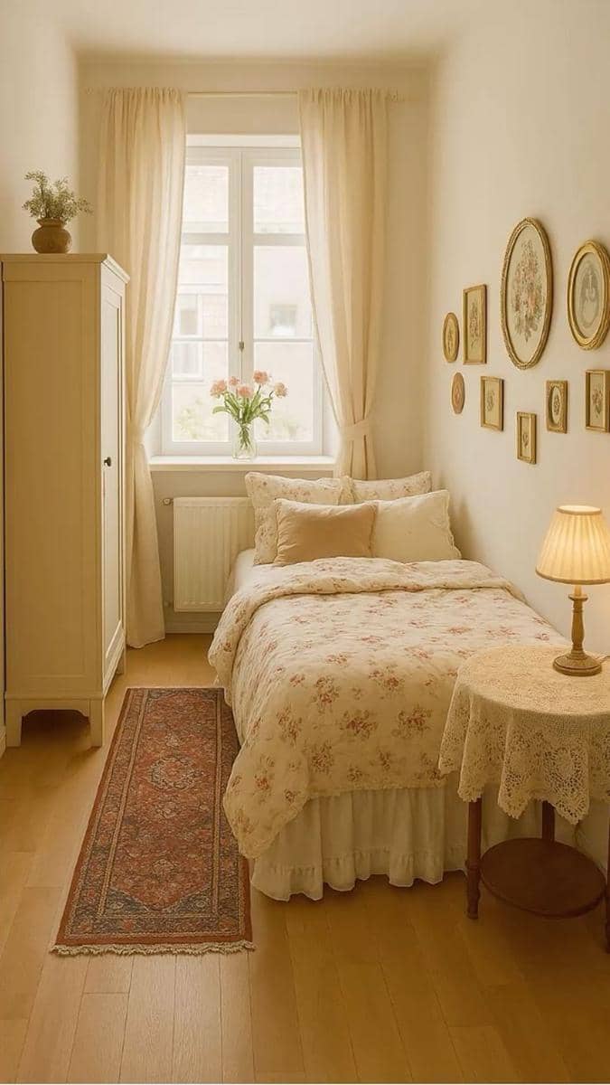 ide dekorasi kamar tidur feminin